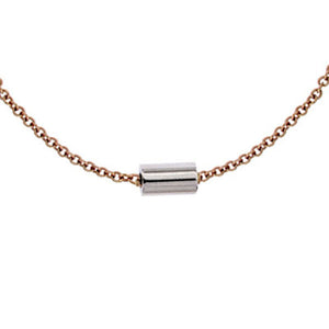Pink Golden Necklace - Select your Favourite Clasp