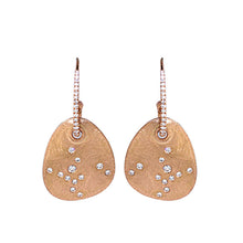 Load image into Gallery viewer, Pink Golden Diamond Earrings - Select your Favourite Pendants