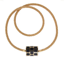 Load image into Gallery viewer, Yellow Golden Twisted Necklace - Select your Favourite Clasp