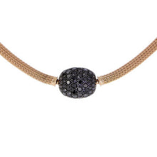 Load image into Gallery viewer, Pink Golden Knitted Mesh Necklace - Select your Favourite Clasp