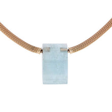 Load image into Gallery viewer, Pink Golden Knitted Mesh Necklace - Select your Favourite Clasp
