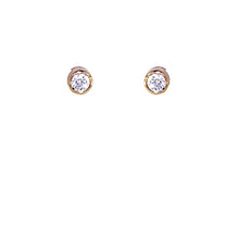 Load image into Gallery viewer, White Diamond Earrings Studs - Select your Favourite Pendants