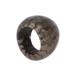 Completely Stone Ammonite Ring