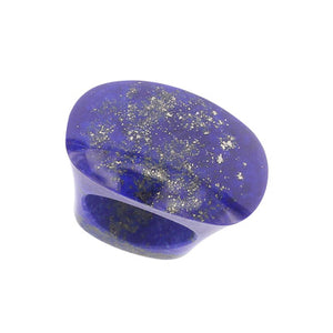 Completely Stone Lapis Lazuli Ring