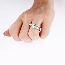 Load image into Gallery viewer, White Golden Solitaire Ring set with 0.68 Carat Pear Shaped Diamond
