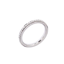 Load image into Gallery viewer, White Golden Ring set with 0.33 Carats of Diamonds
