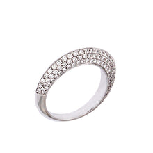 Load image into Gallery viewer, White Golden Ring set with 0.98 Carats of Diamonds
