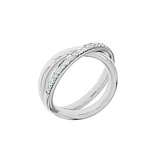 Load image into Gallery viewer, White Golden Ring set with 0.40 Carats of Diamonds
