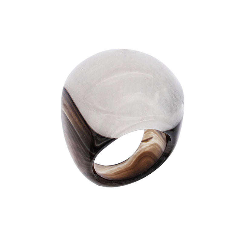 Completely Stone Agate Ring