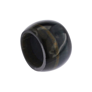 Completely Stone Falcon's Eye Ring