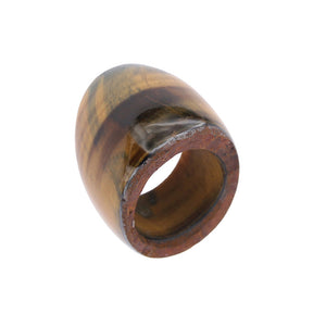 Completely Stone Tiger's Eye Ring