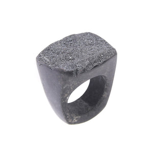 Completely Stone Carbon Ring
